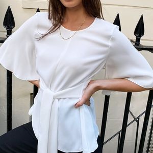 NWT XS Babaton Brittanic Blouse